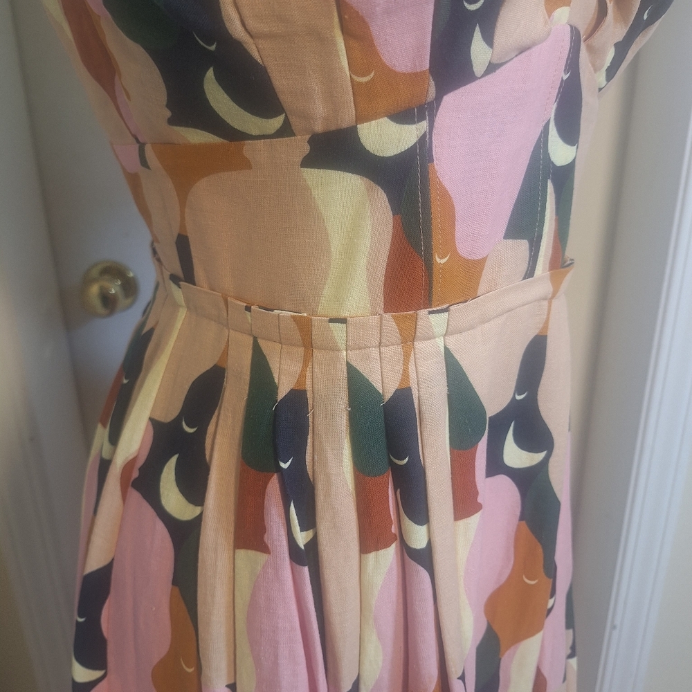 FARM RioThe Kiss Printed Maxi Dress Size S - Picture 9 of 16